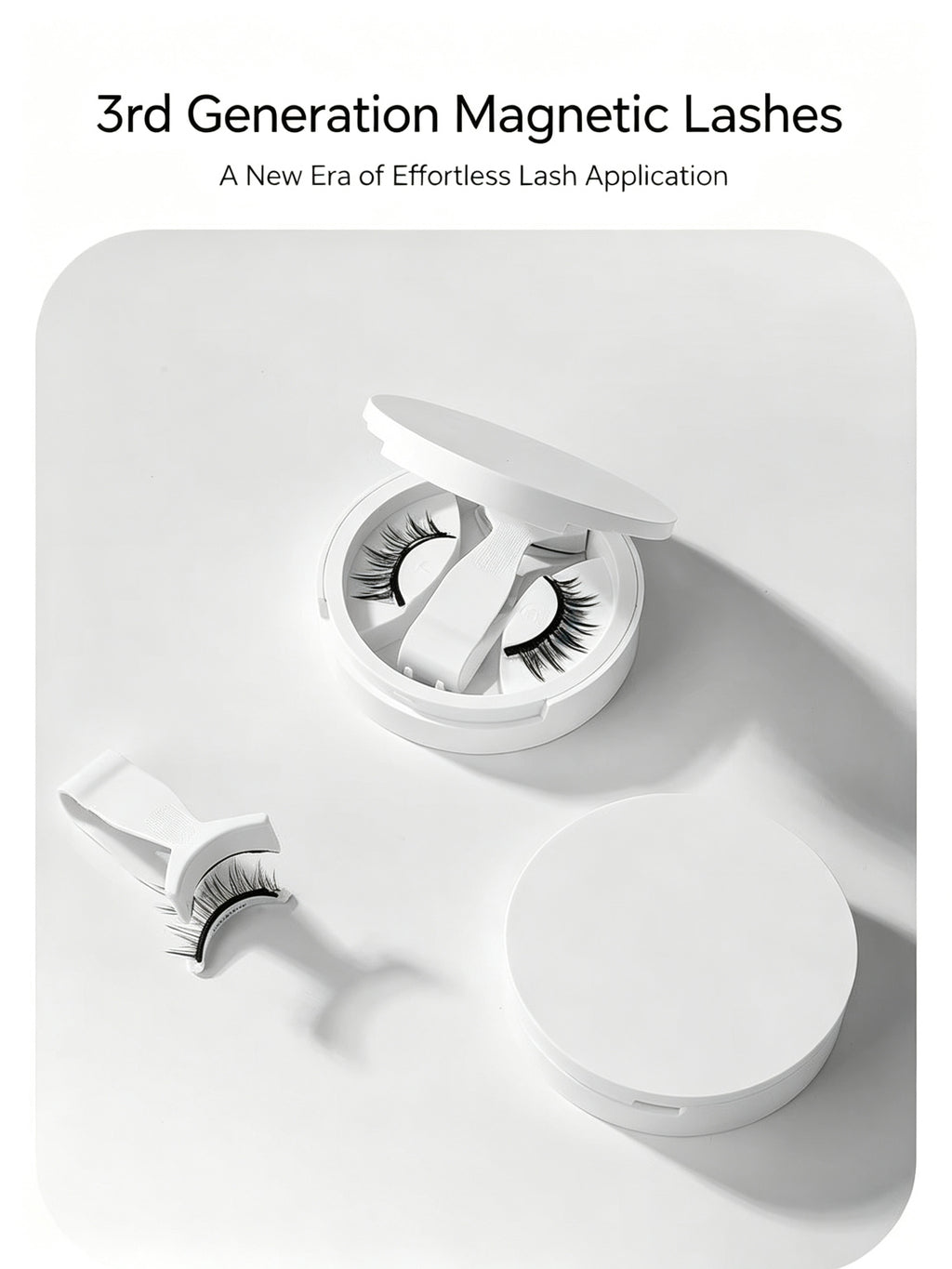 Reusable Magnetic Lashes - No Glue, Natural Look, All-Day Wear