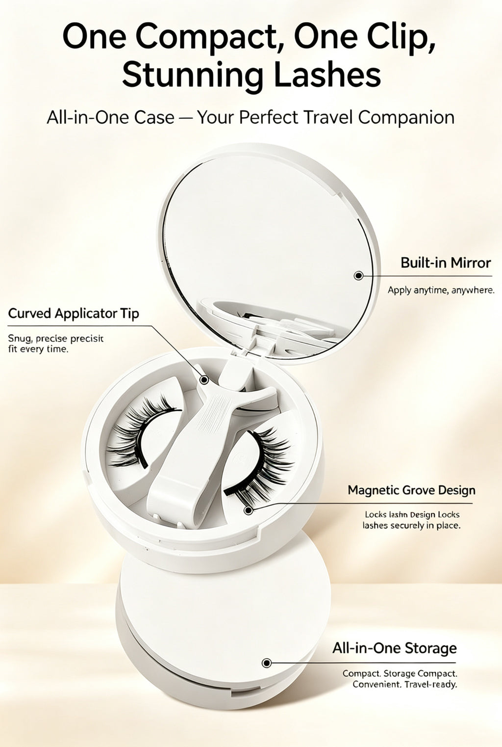 Soft Magnetic Eyelashes — Zero Glue, All-Day Hold, Travel Ready