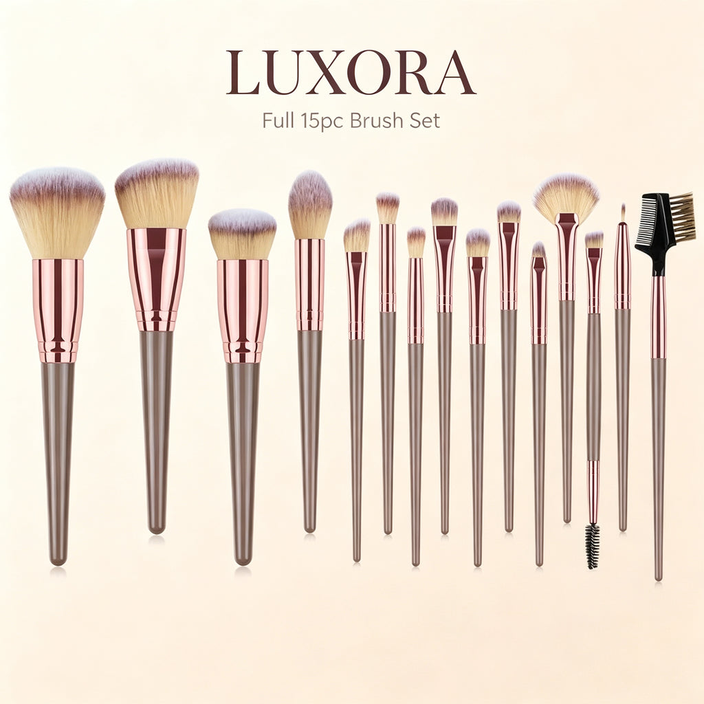 Close-up of makeup brush bristles