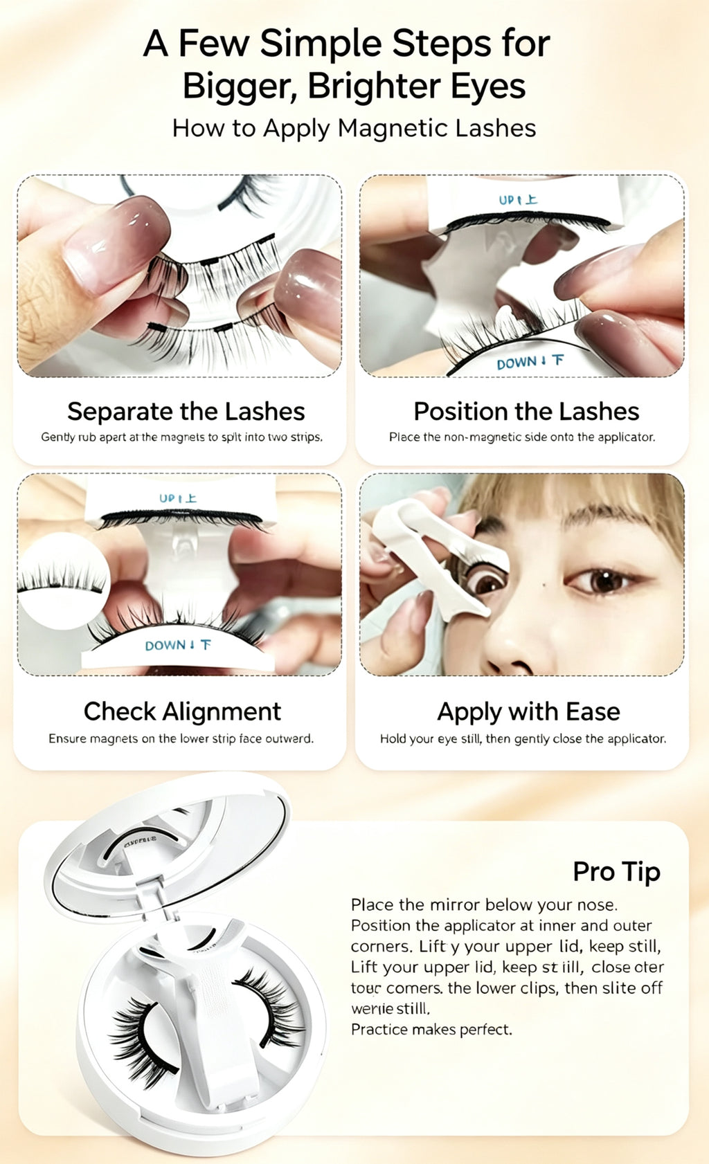 Soft Magnetic Eyelashes — Zero Glue, All-Day Hold, Travel Ready
