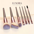 7-piece makeup brush set