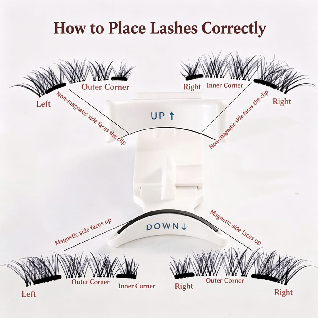 Magnetic Lash Applicator — Easy Clip-On Eyelash Tool for Quick Application