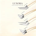Four precision lash tweezer tip styles