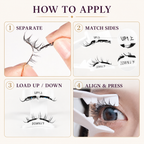 How to apply magnetic lashes