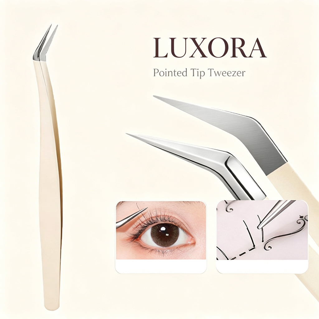 Pointed-tip lash tweezer