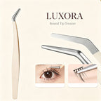 Round-tip lash tweezer