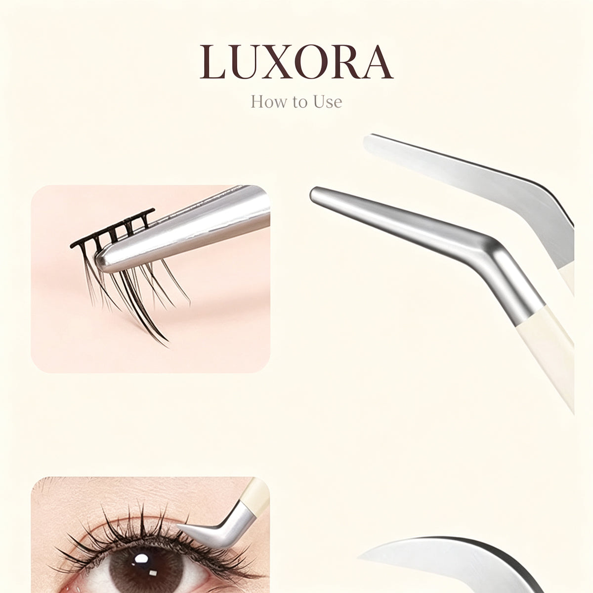How to use a lash tweezer