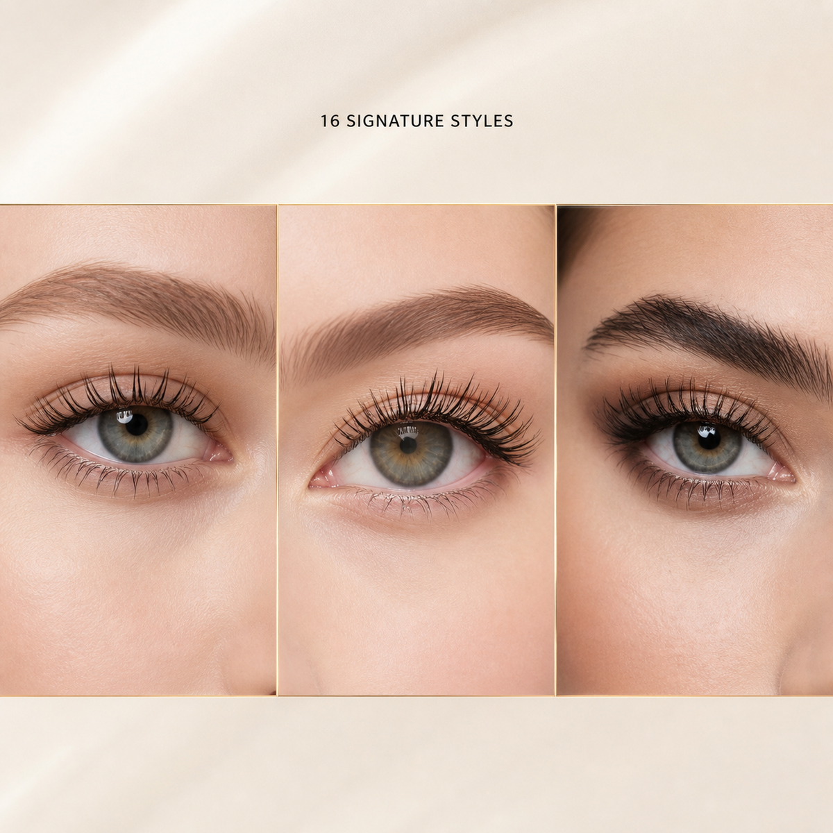 Soft magnetic lash style wardrobe
