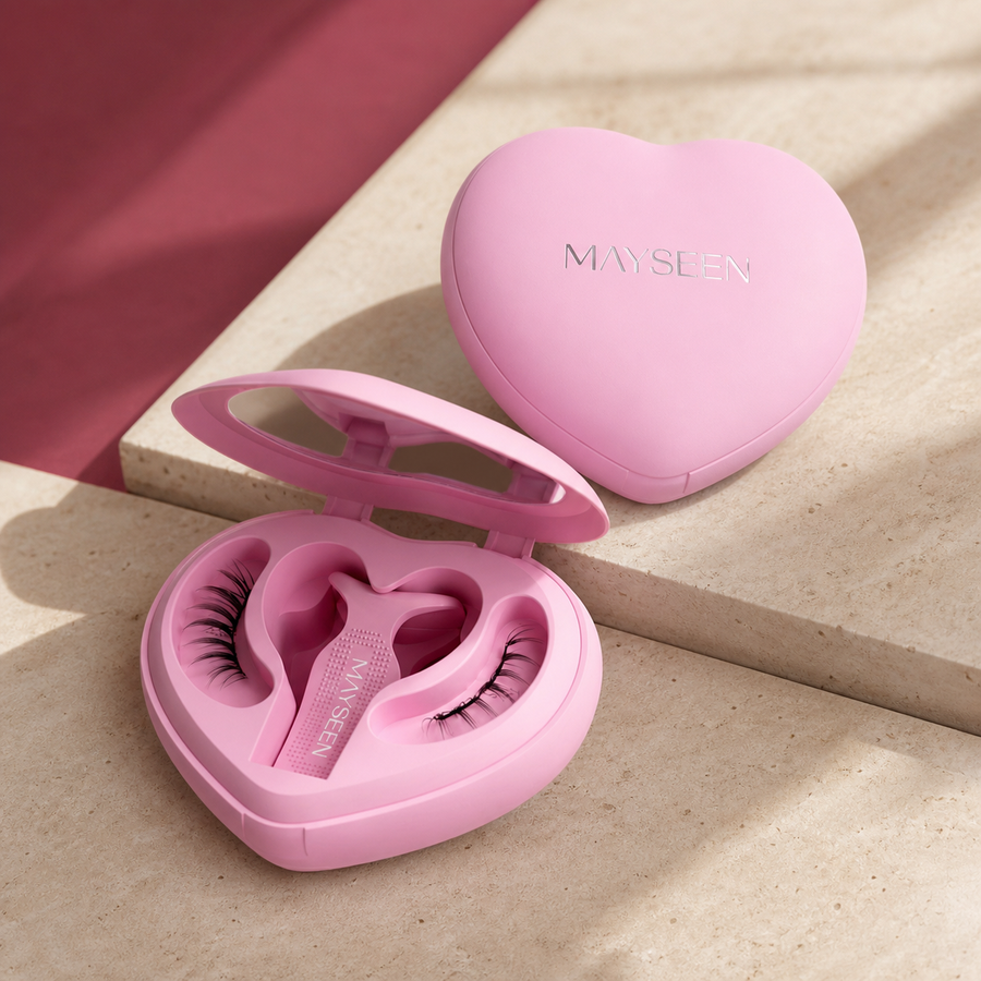 Soft Magnetic Lashes with Heart Compact — 22 Styles