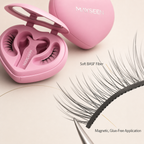 Soft synthetic fiber and slim magnetic band